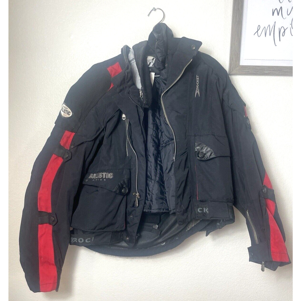 Joe Rocket Motorcycle Jacket Ballistic Series Waterproof Breathable Liner Large